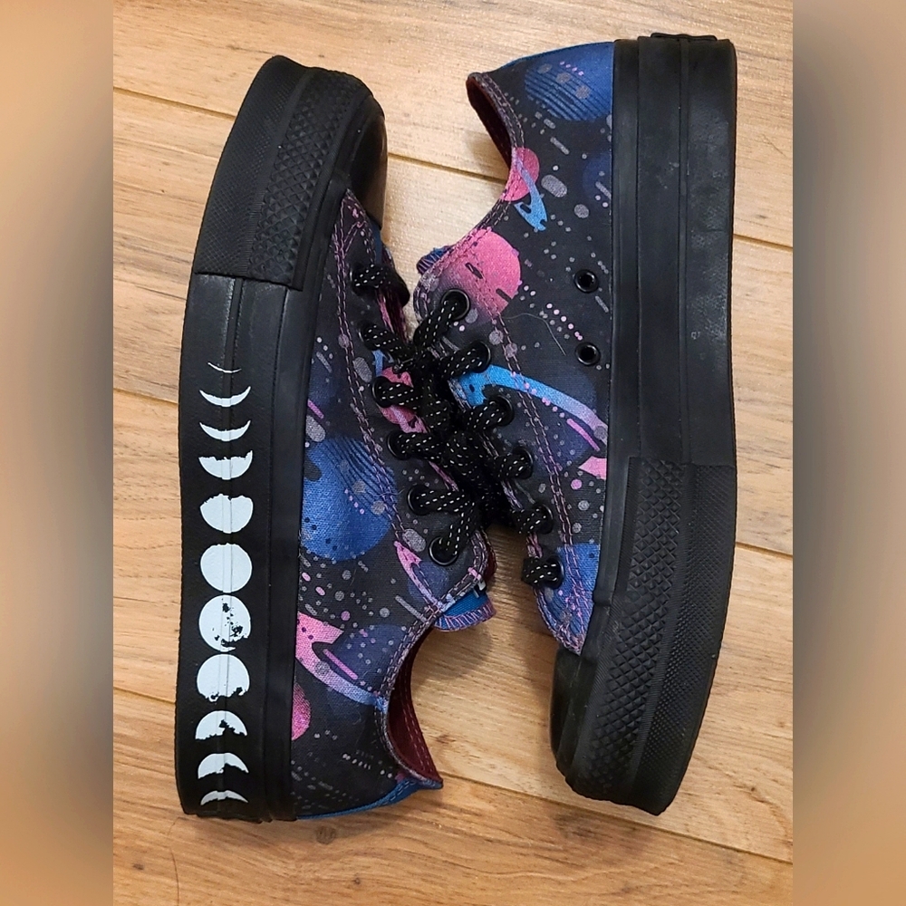 CONVERSE CUSTOM Galaxy Platform Sneakers